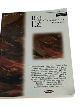 100 EZ Contemporary Favorites Christian Music Songbook